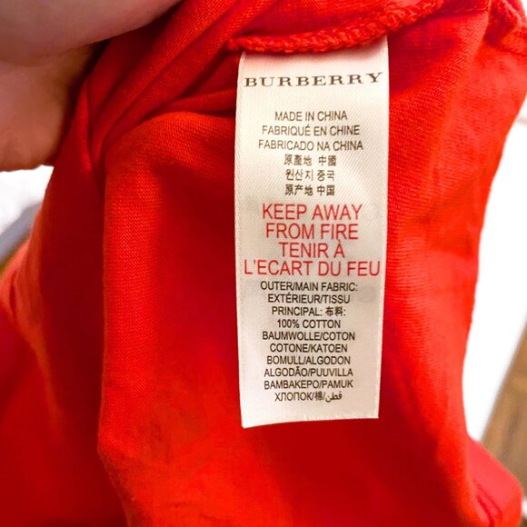 Burberry Boys Short Sleeve Check Pocket Tee, Size 12 - Picture 5 of 6